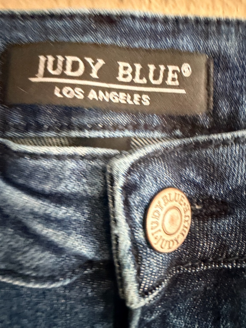 Judy Blue Blue Skinny Jeans with Star Embroidery - Picture 3 of 6